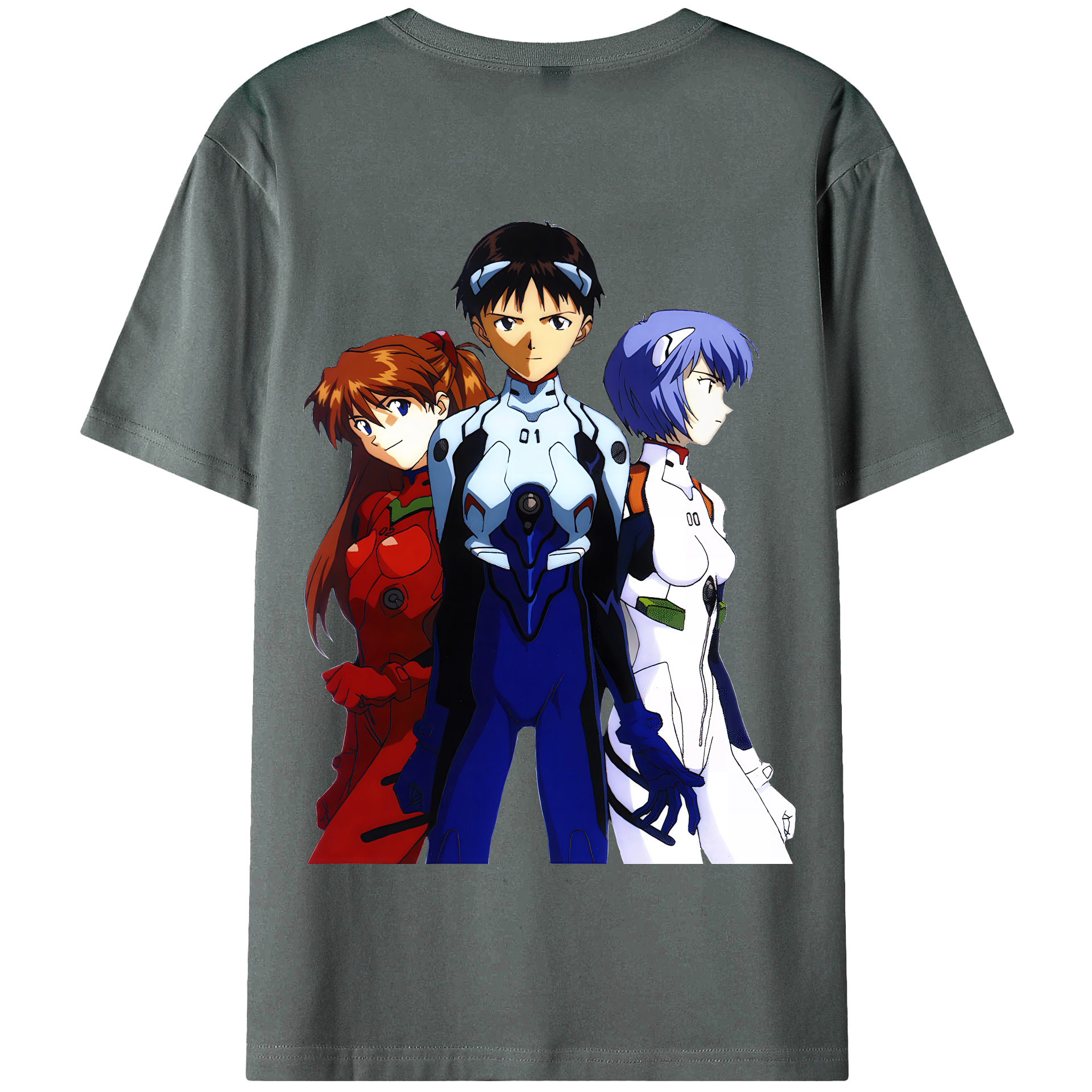 （画像用） EVA 新世紀エヴァンゲリオン 綿100％半袖Tシャツ（背面プリント）
